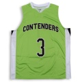 Over de hele sublimatie afgedrukt basketbal jersey uniformen