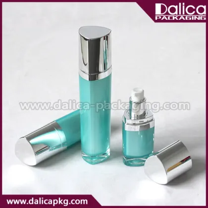Hot selling innovative triangular acrylic lotion bottle 15ml