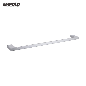 Chrome 60cm Single Towel Rail - Popular Brass Shower Bar Bath Rack