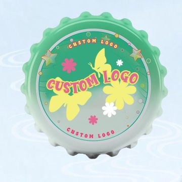 Custom Anime Beer Bottle Button Badge