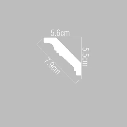 Polyurethane Crown Molding with Egg Design