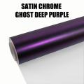 China Satin Chrome Ghost wrapping foil Factory