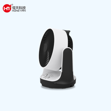 HONETIAN stepless speed control 3 modes 7 timed hot sellers white colour indoor plastics 8 inch 3 blades DC circulator table fan