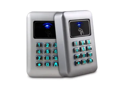 Metal access control keypad with RFID card reader