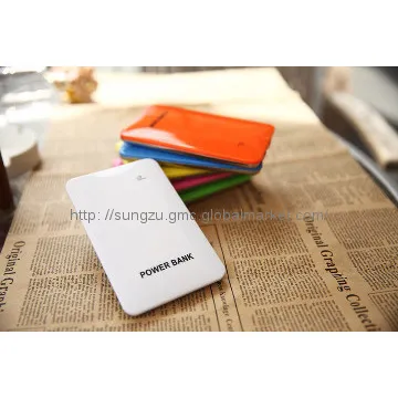 SZ1162 portable rechargeable battery power bank charger with touch led