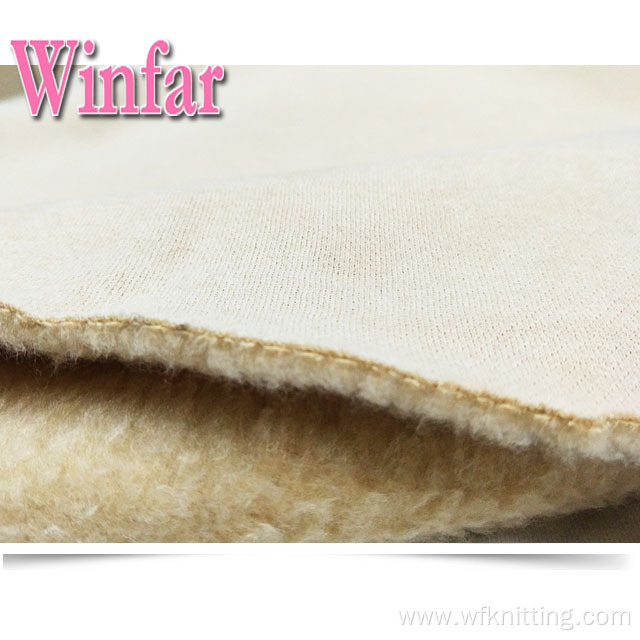 Knit Plush 100% Polyester Polar Fleece Fabric