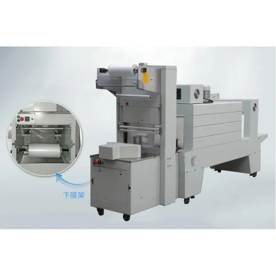 Semi Automatic Bottle Shrink Wrap Film Cutting and Flow Packing Machine