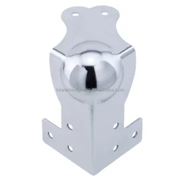 8 Hole Large Ball Corner with Brace for 35mm Aluminum Profile: Flight Case and Road Carry Case Hardware Box Corner Accessory