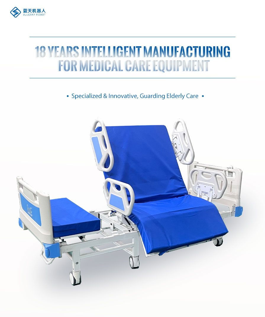 electric rotatable care bed