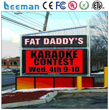 IP65 outdoor programmable scrolling led sign high resolution brightness super slimP6,P8,P10,P12.5,P16 p20 led wall screen