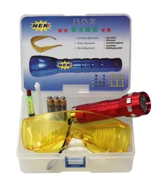 12V Car AC Fluorescent Leak Detection Kit for Easy Repair