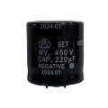 450V 220UF 알루미늄 전해 커패시터