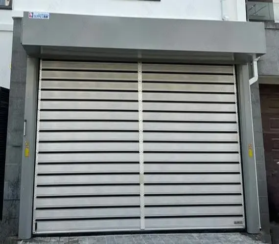 Garage aluminum high speed rolling door