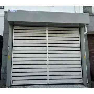 Garage aluminum high speed rolling door