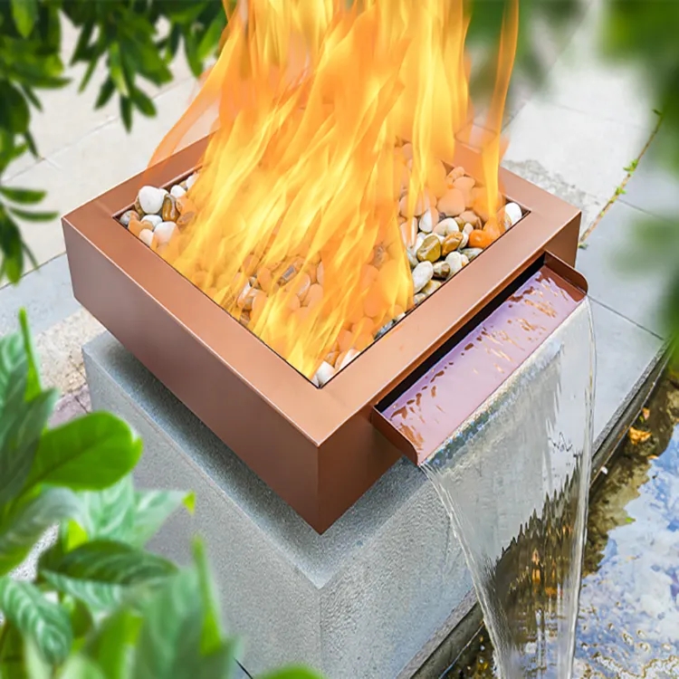 swimming pool fire bowl 