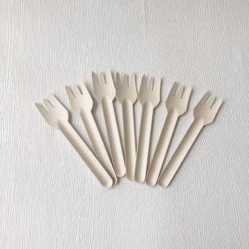 Disposable Bagasse 6'' Fork Cutlery