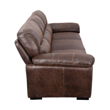 Горячая распродажа пользовательских 3-местных гостиной диваны складной чистый кожаный роскошный итальянский стиль диван