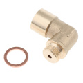 Brass oxygen sensor 90 degree connector extender