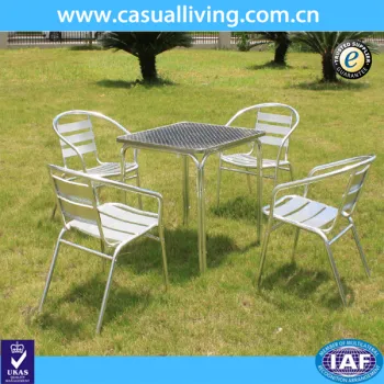 Stainless Steel Outdoor Table and Chair Set