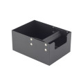 Coffee Ground Knock Box with Black Handle