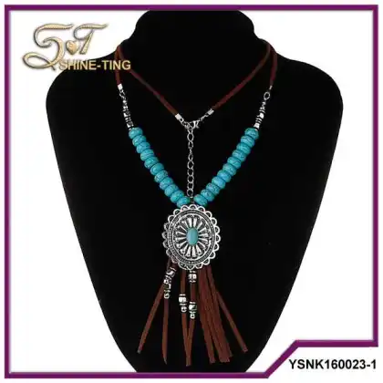 fringe turquoise dream catcher long way jewelry