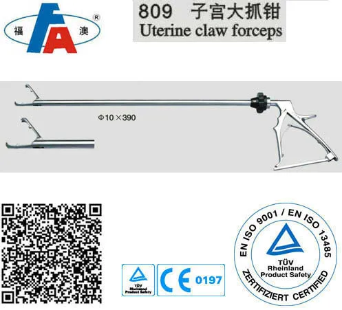 Uterine claw forceps, Gynaecology instruments
