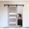 Minimalist Style Natural Wood Single Barn Door