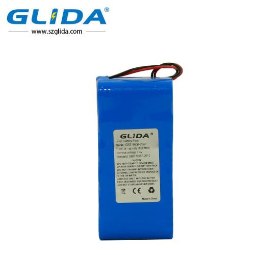 batttery fan 18650 2S6P 7.4v 9600mah li ion li-ion lithium battery pack