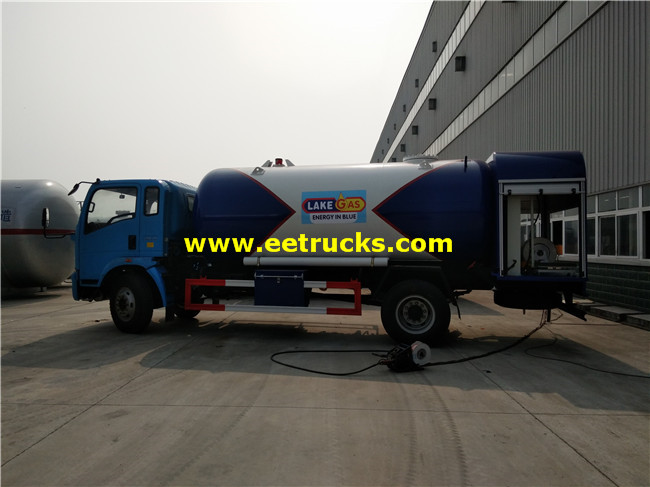 25cbm 10 Wheeler LPG Dispensing Trucks