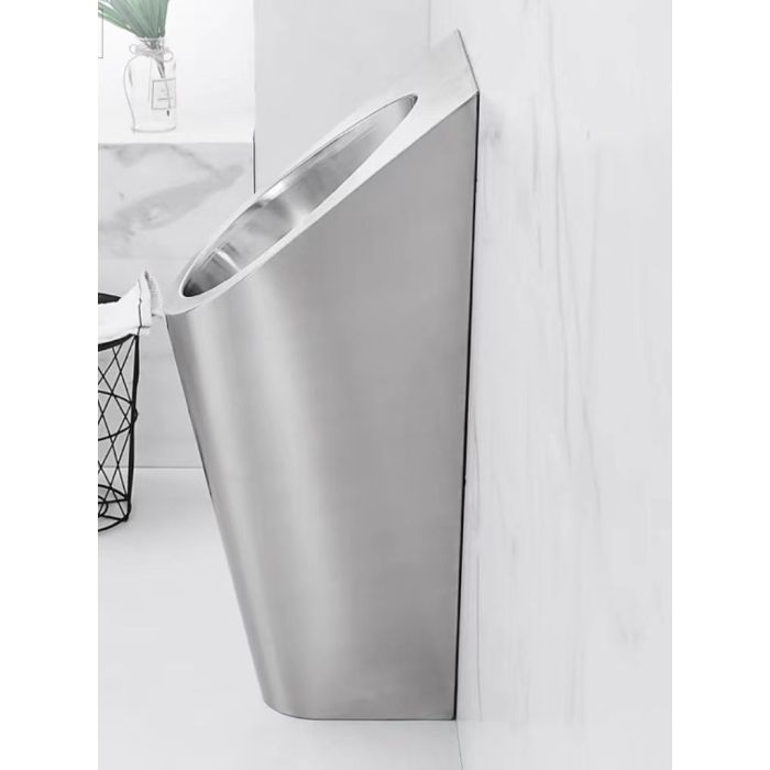 Edelstahlboden montiertes Urinal