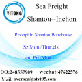 Shantou Port LCL Consolidatie naar Inchon