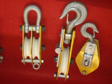 Alum synthetic rope blocks