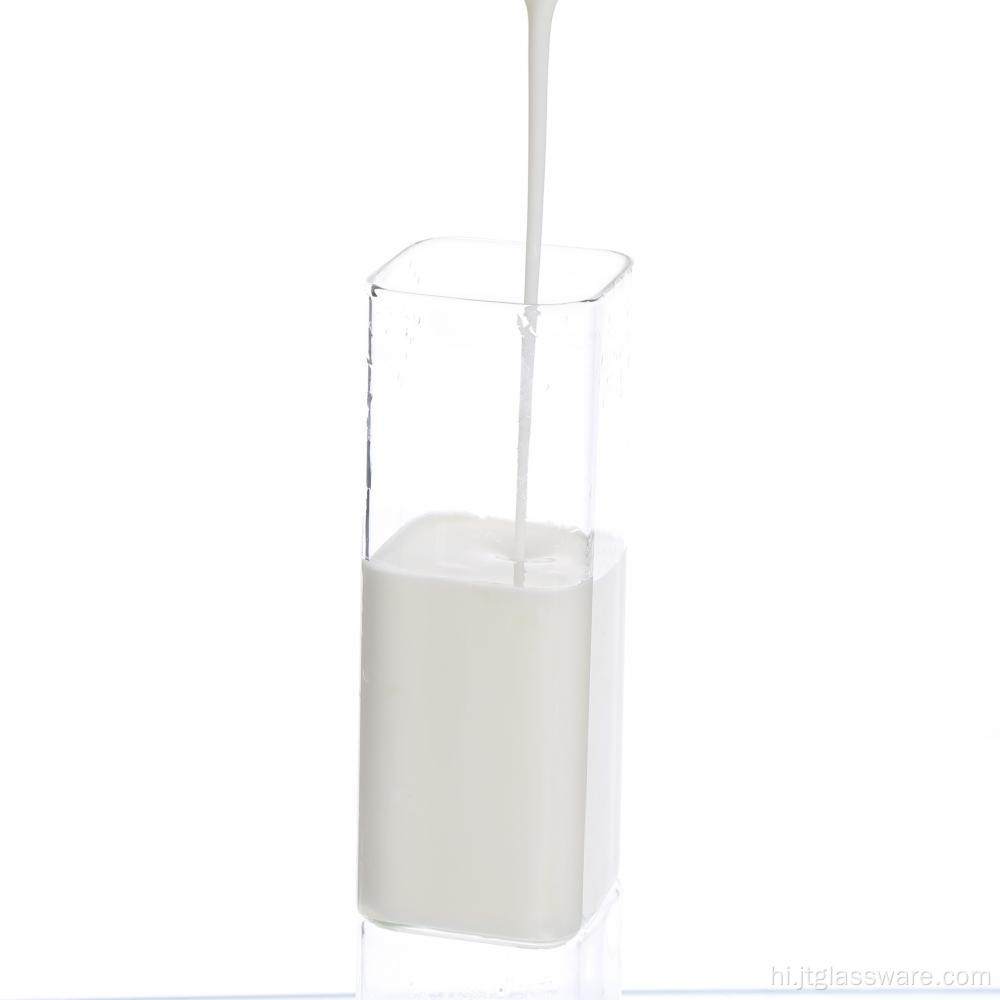450 मिलीलीटर वर्ग गिलास दूध मग एस्प्रेसो कप