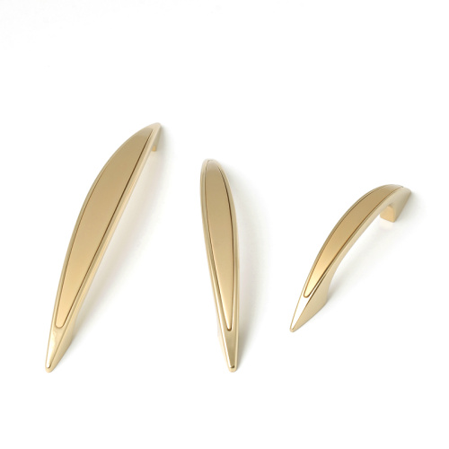 Aluminum Handle 5-1/16" (128mm) aged brass cup handles