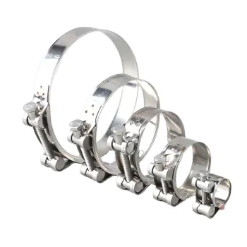 High-Quality Cheap Price Carbon Steel Pipe Clamps for European Hose Clamp