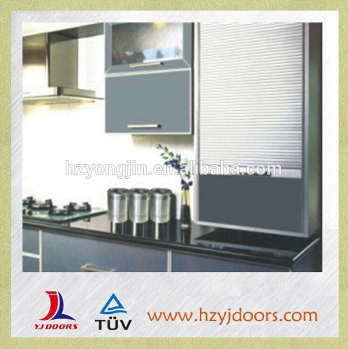 2015 high quality aluminum kitchen cabinet roller shutter door for sale