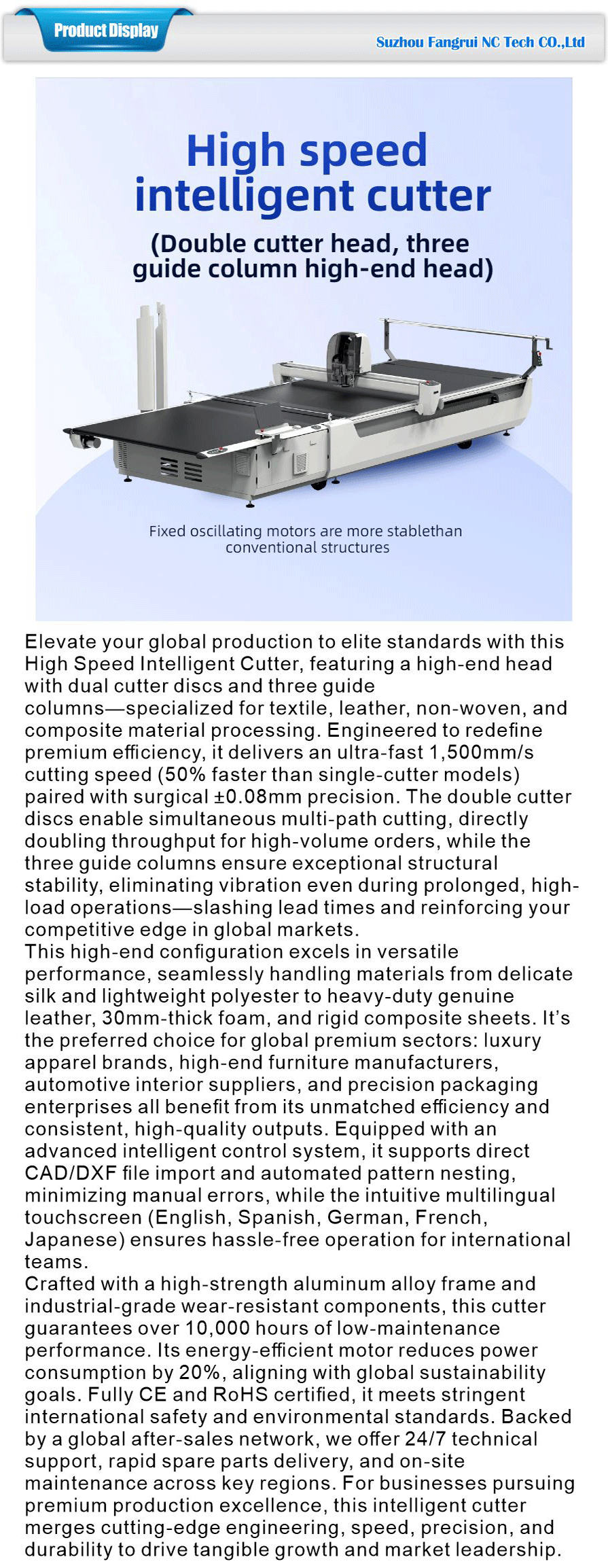 High-speed Cutting Machine -xiangqing1-FR019