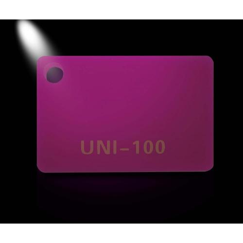 Hoja de plexiglás acrílico brillo púrpura 3 mm de espesor 1220 * 2440 mm