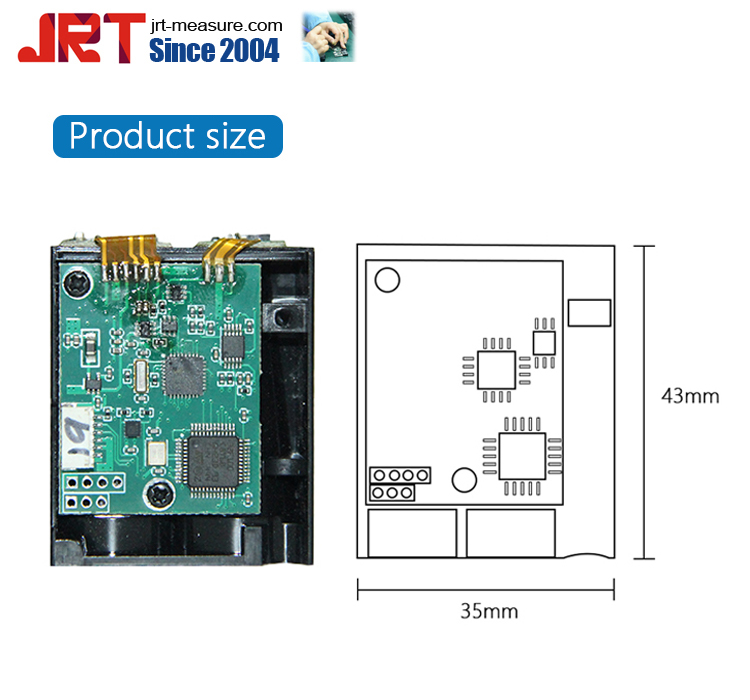 100m Short Mini Time Of Flight (Tof) Sensor Diagram