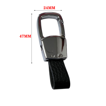 Chaînes clés en cuir personnalisées fabricants de clés de carabiner