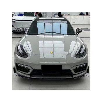 Novo kit de corpo com pára -choques dianteiro e traseiro, faróis e acessórios de fibra de carbono para Porsche Panamera 970.1