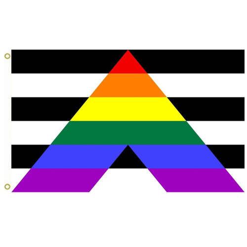 Polyester Large Rainbow Gay Pride Flag Colors