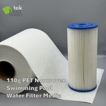 Tissu de matériau de média filtrant de piscine 110g