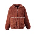 Cappotto di pelliccia sintetica di inverno delle donne all&#39;ingrosso dirette della fabbrica dell&#39;abbigliamento