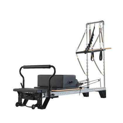 Durable Aluminum Pilates Reformer with Tower by Merrithew