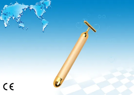 Facial Beauty Massager 24k Gold Vibration Facial Beauty Bar For Skin Lifting Hu002