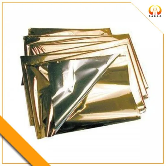 golden emergency blanket for survival kit earthquake