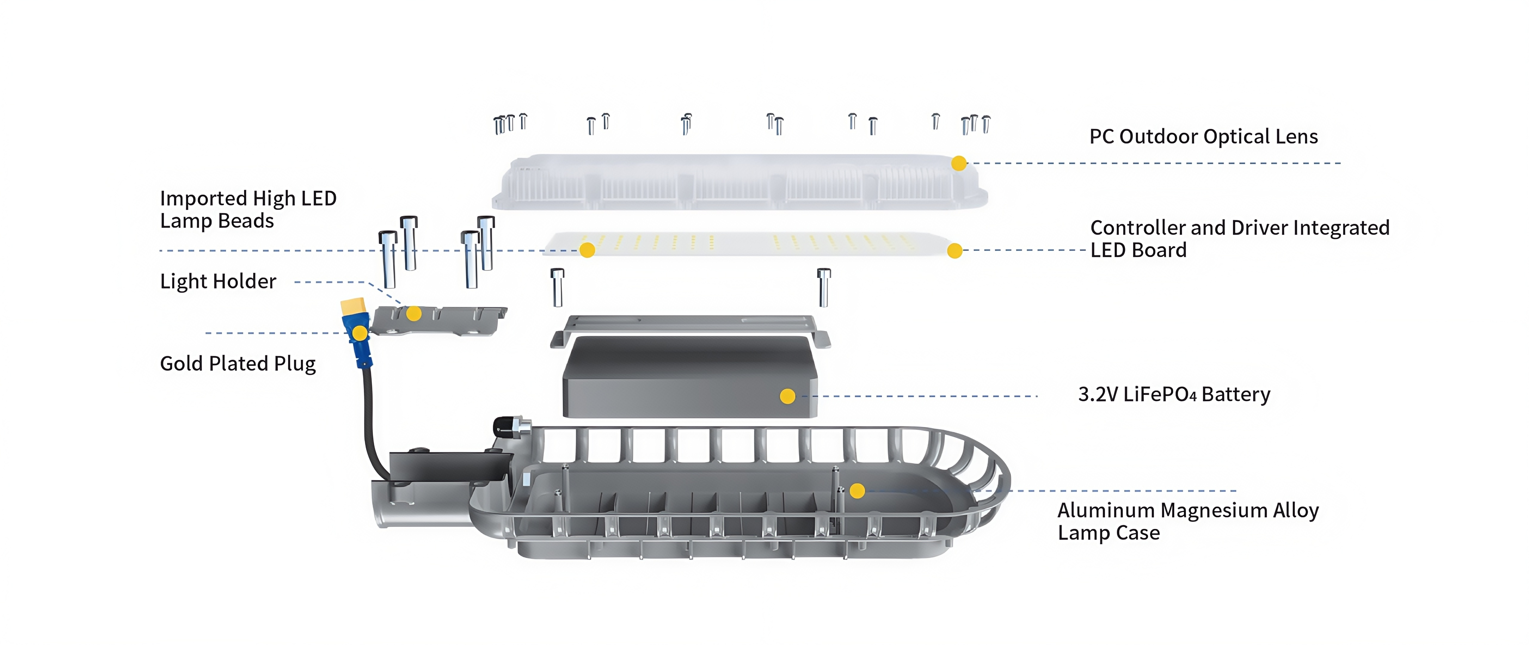 60W high Quality Metal Solar Street Lights10