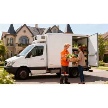 Modular Zero-emission cold chain reefer for North American