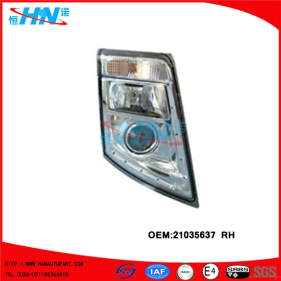 Volvo Head Lamp 21035637 Heavy Duty Truck Parts